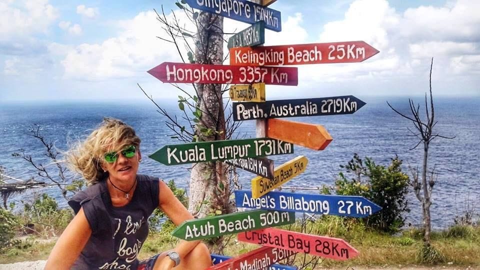 Viaggiatori chi siamo noi a Penida, il vento tra i capelli