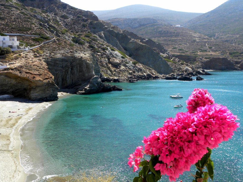 Folegandros agali beach Folegandros agali beach