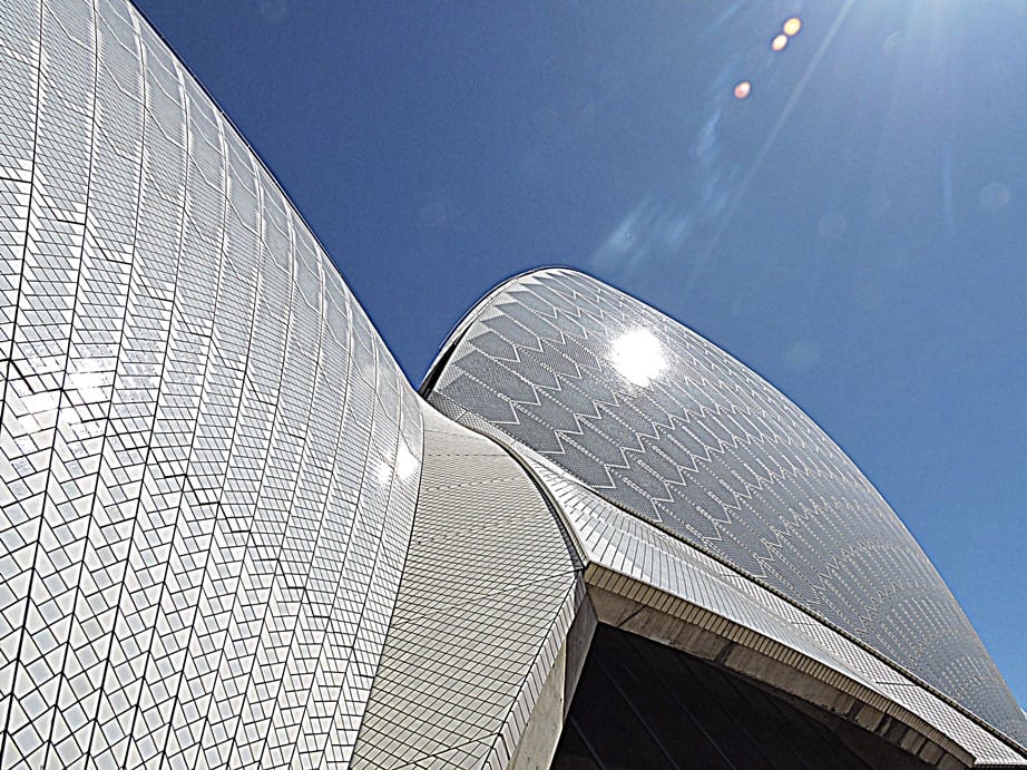 Sydney le vele dell'opera house Sydney vele al sole