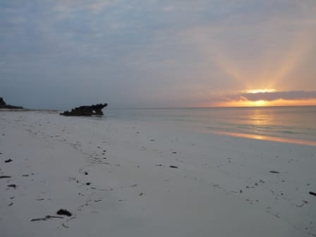 asante kenia Watamu la spiaggia