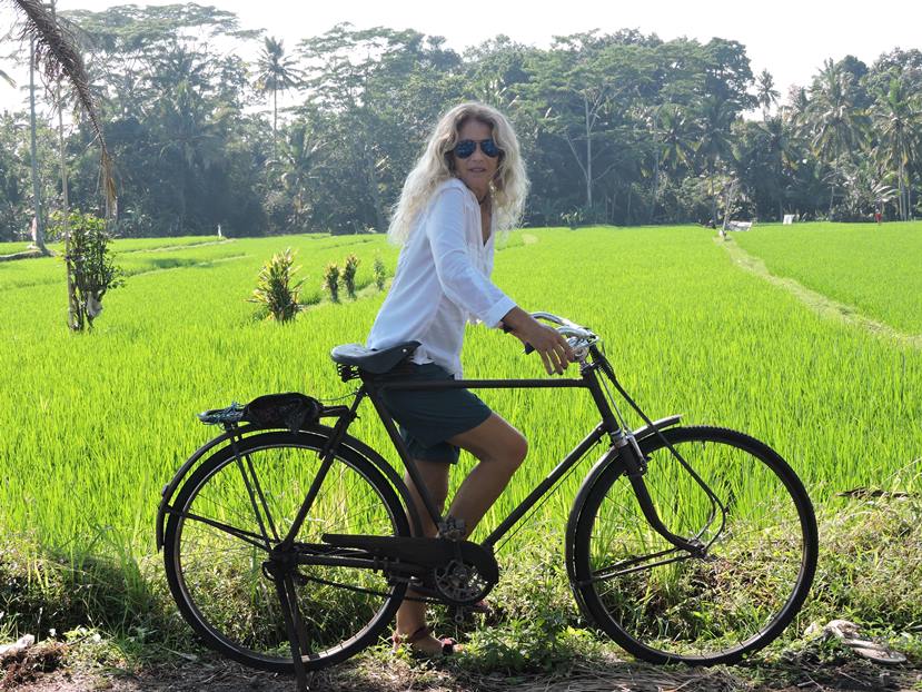 cosa fare a Bali in bicicletta tra le risaie