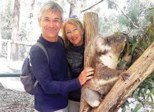 Adelaide hill noi e il koala