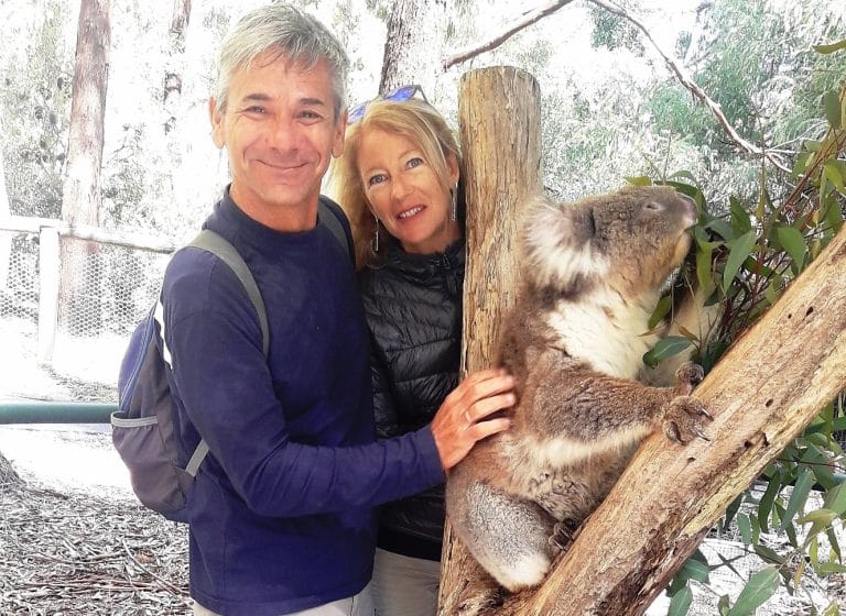 Adelaide e dintorni vigneti e natura 1 Adelaide hill noi e il koala