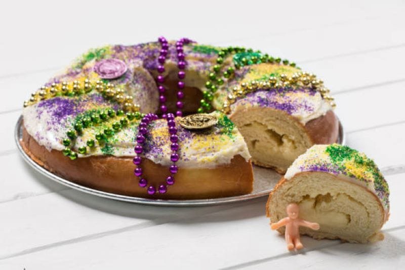 New Orleans 4 King Cake