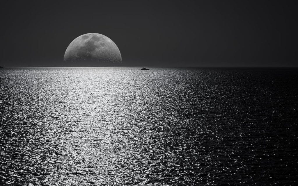 bali luna purnama luna e maree  
