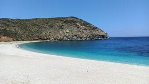Andros spiaggia di Zorkos
