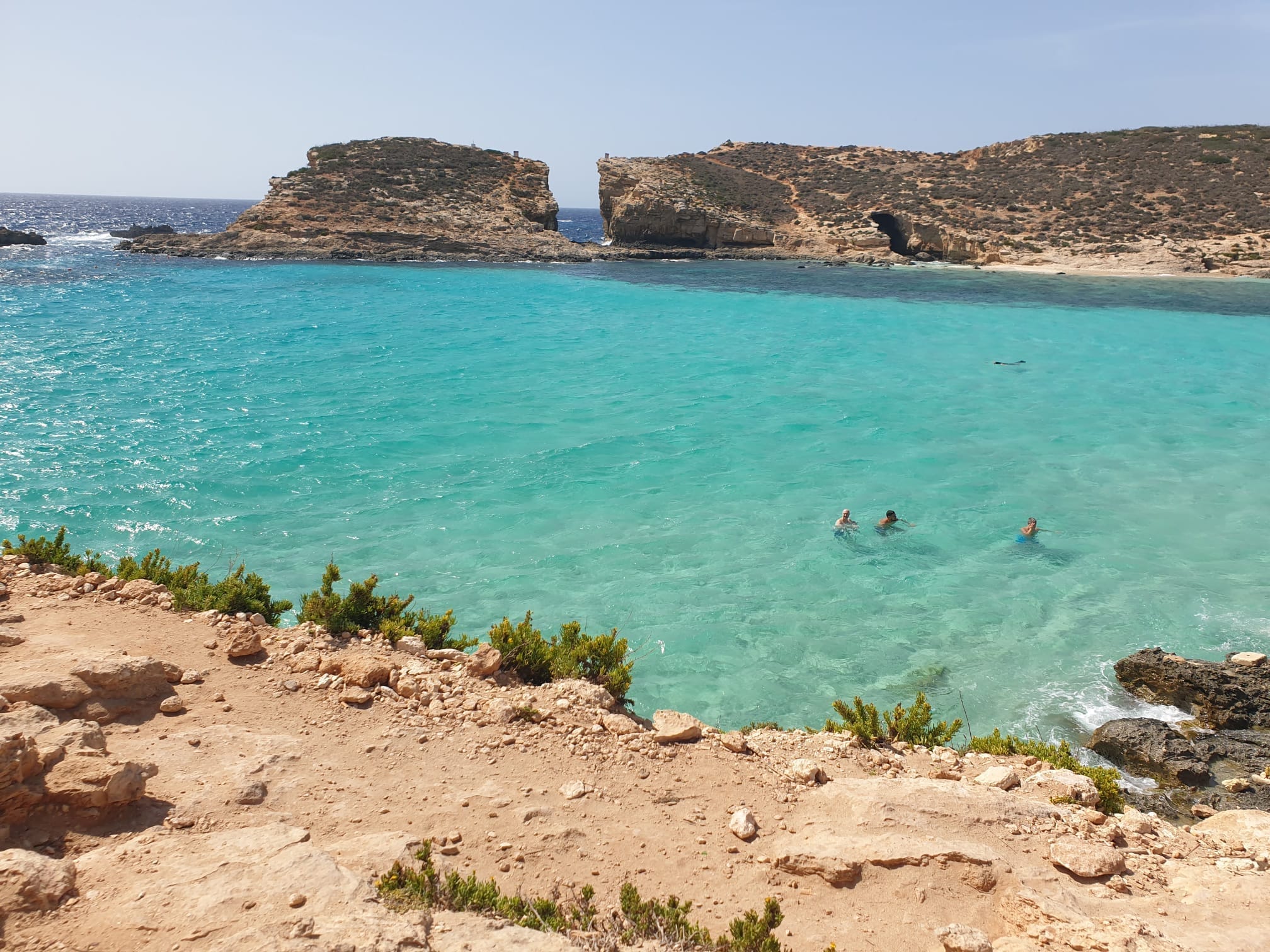 Blue lagoon a Comino Blue lagoon a Comino