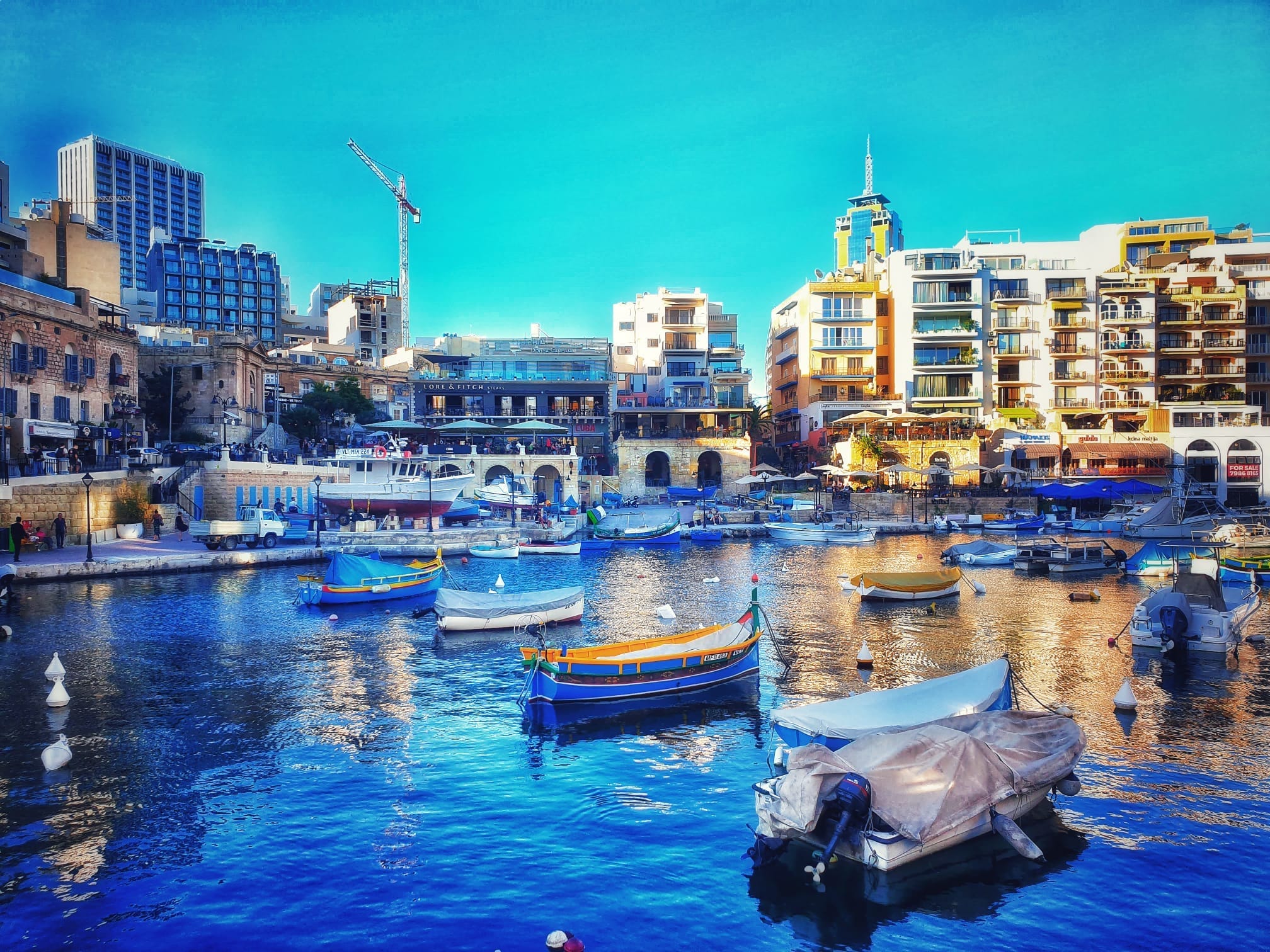 Scoprire Malta in 5 Giorni 2 Spinola bay barchette