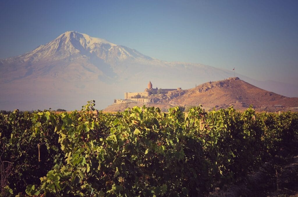 Monte Ararat e monastero Khor Virap