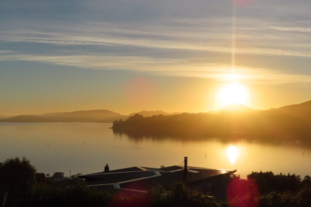 Dunedin alba dalla nostra terrazza