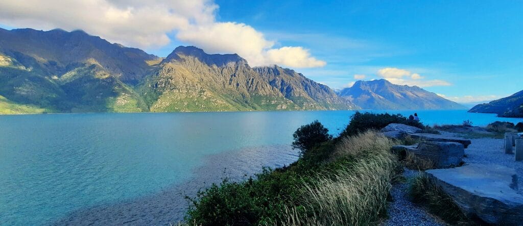 Nuova zelanda isola del sud : lungo la strada lungo la strada